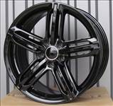 657 FEKETE ALUFELNI 18 5x112 AUDI A4 A5 A6 Q3 Q5 ET35