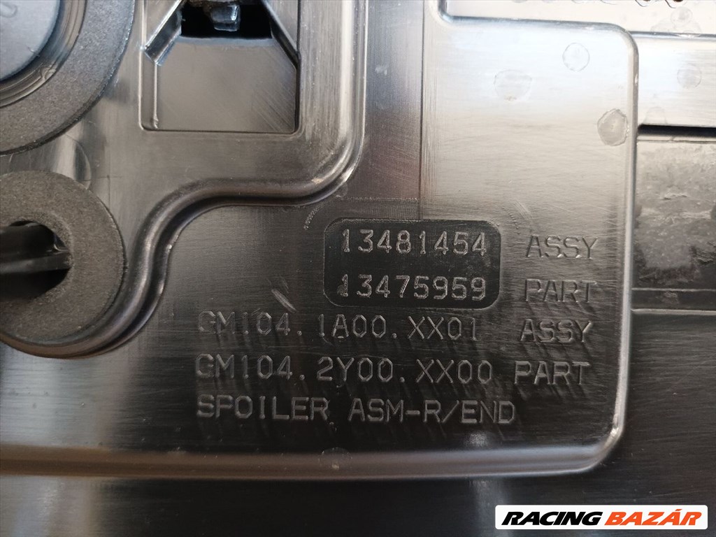 Opel Crossland X Hátsó Szárny Légterelő Fekete 13481454 7587 3. kép