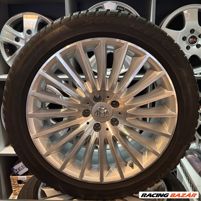 5x112 új kerék garnitúra Mercedes-Maybach 8,5x19 és 9,5x19 ET36 ET43,5 Pirelli gumival 1. kép
