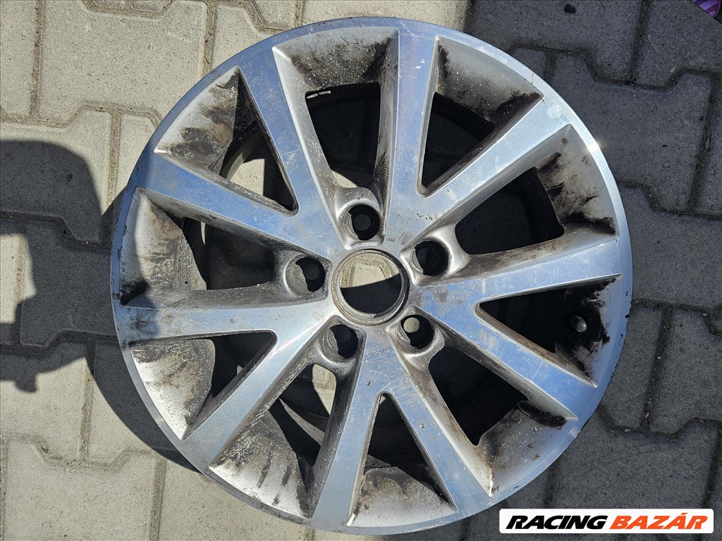  5x112 6,5J 16" szálcsiszolt gyári alufelni (18996) 1. kép