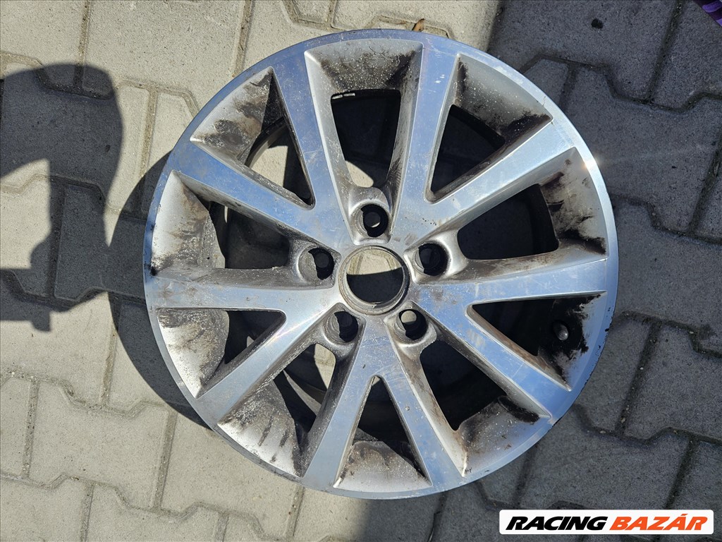  5x112 6,5J 16" szálcsiszolt gyári alufelni (18996) 3. kép