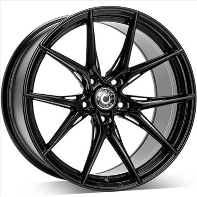 WRATH BLACK ALUFELNI 17 5x100 SKODA FABIA RAPID VW POLO GOLF ET40.