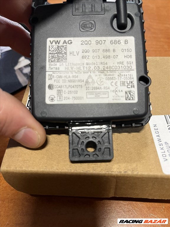 Audi, VW, Skoda, Seat jobb hátsó holttér figyelő modul  2q0907686b 2. kép
