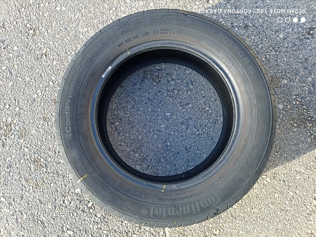205/60 R16" Continental PC2 használt nyári garnitúra 3. kép