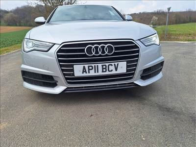 Audi A6 (C7 - 4G) S-line mosós radaros facelift első lökhárító 