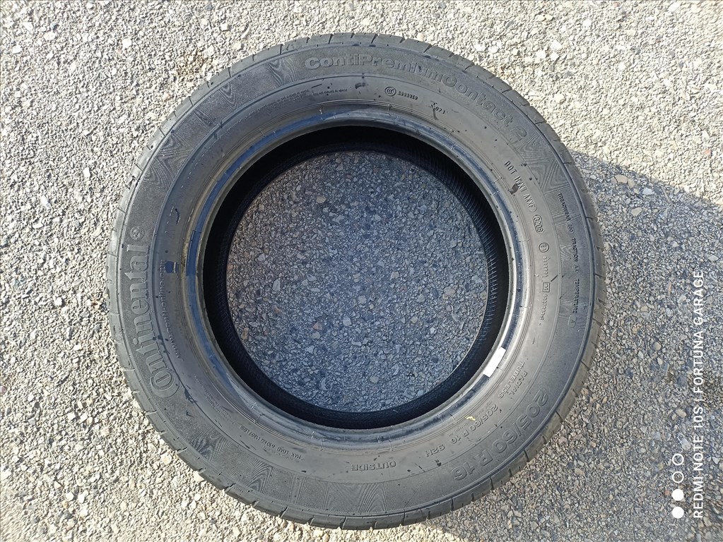 205/60 R16" Continental PC2 használt nyári gumik 3. kép