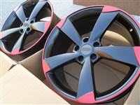 217 RED ROTOR 19'' 5x112 AUDI A4 A5 A6 A8 Q3 ET42