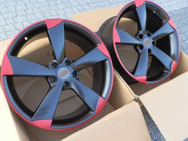 217 RED ROTOR 19'' 5x112 AUDI A4 A5 A6 A8 Q3 ET42 3. kép