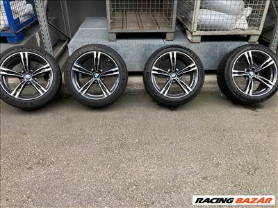  19" újszerű (gyári felni) alufelni, rajta 2db 285/40 és 2db 265/40 újszerű Michelin téli gumi 