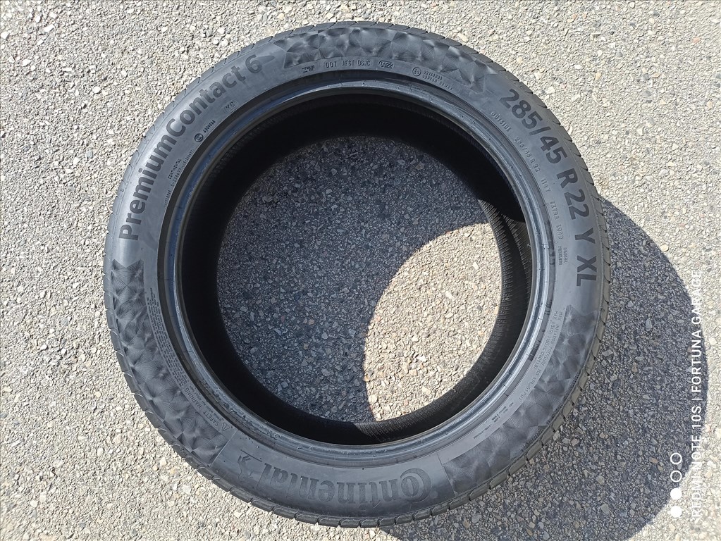285/45 R22" Continental PC6 használt nyári gumik 3. kép