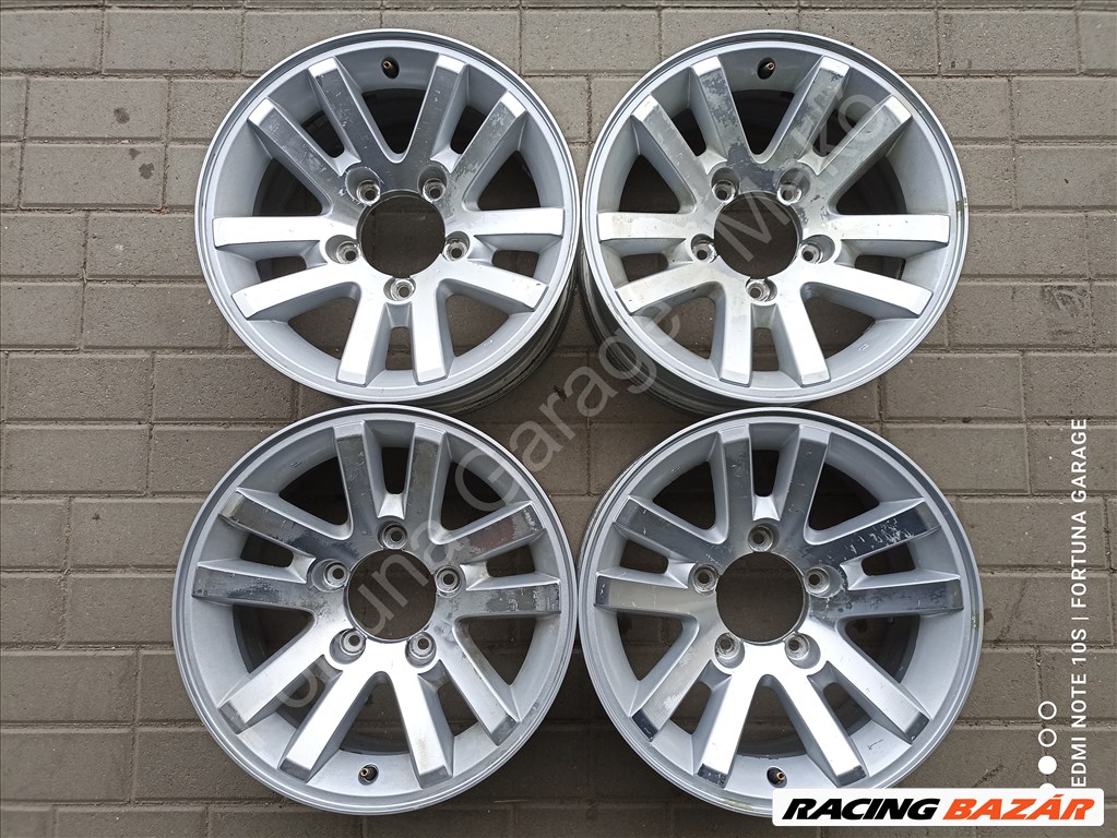 5x139.7 16" Suzuki használt alufelni garnitúra 1. kép