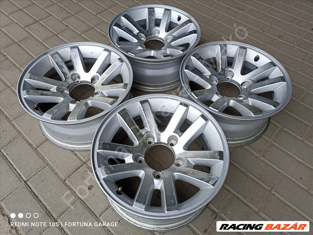 5x139.7 16" Suzuki használt alufelni garnitúra 2. kép
