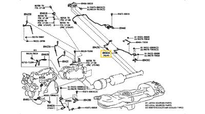 89463-71011 OEM Toyota Hilux Nitrogén Oxide - NOX Szenzor - Érzékelő GUN 2.4D 2.8D 2019-