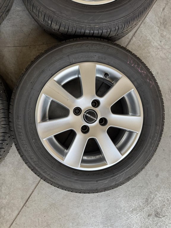 R15 4x108 (65,1) BORBET CA65535 6.5J ET15 + 185/65 88T Bridgestone Ecopia 4x7MM DOT4018 5. kép