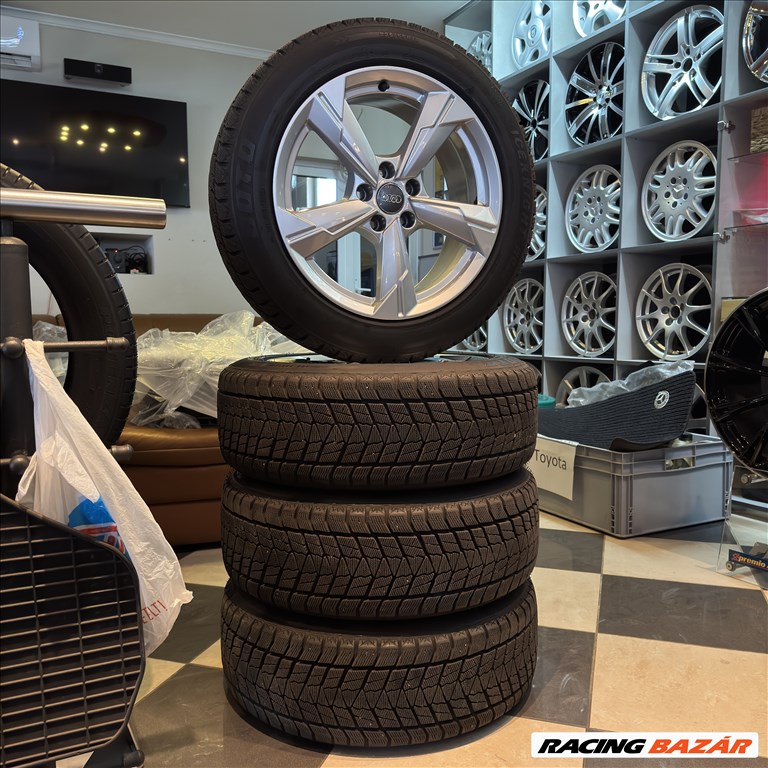 5x112 újszerű alufelni garnitúra gyári Audi 8x18" ET39 66,5 4K0601025 2. kép
