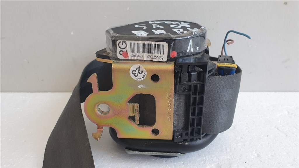 509559 Renault Megane 2, 5 Ajtós, Bal Hátsó Övfeszítő, Biztonsági Öv. 5. kép