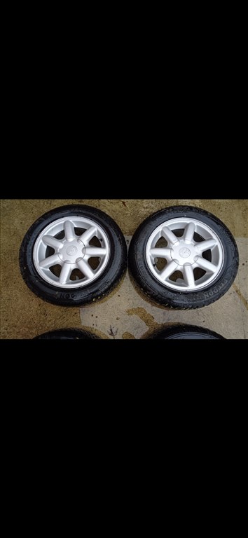 VOLKSWAGEN 14" ALUFELNI 4X100 NYÁRI 185/60R14 GUMIVAL OLCSÒN!!! 2. kép