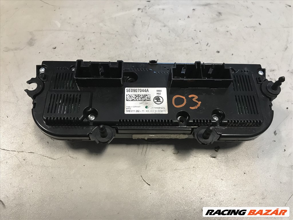 Skoda Octavia III klímavezérlő 5e0907044a 2. kép