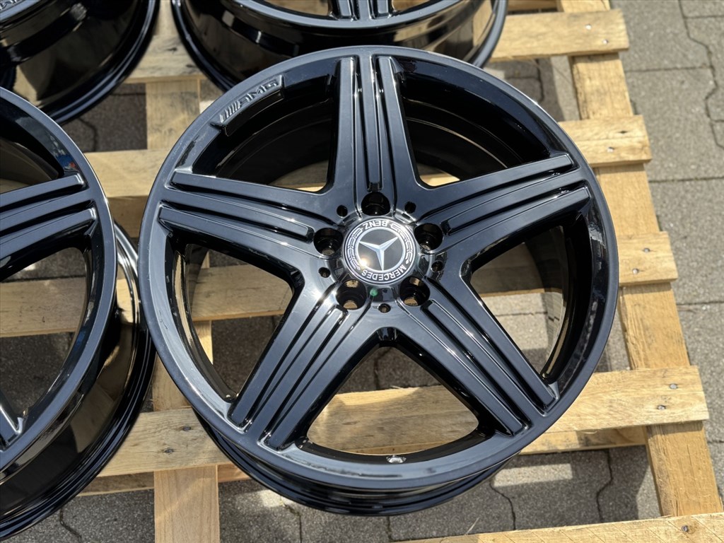 R18 5x112 Original Mercedes AMG A B C CLA V class Vito Viano gyári alufelnik felnik 2. kép