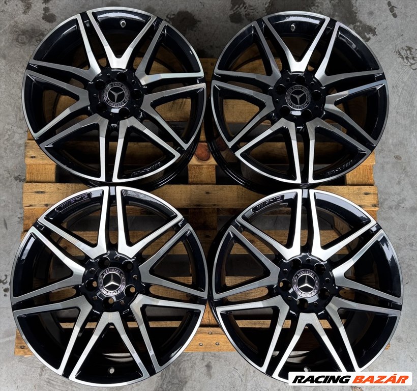 R19 5x112 Original Mercedes AMG 8.5J ET44 OE A2124011900 gyári alufelnik felnik 2. kép