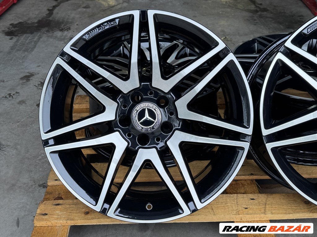 R19 5x112 Original Mercedes AMG 8.5J ET44 OE A2124011900 gyári alufelnik felnik 3. kép