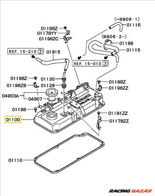 AKCIÓ! - Mitsubishi Pajero Pinin Szelepdekni 1.8GDI 2.0GDI 1998-2005 md365793