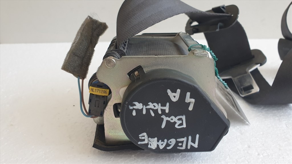 509557 Renault Megane 2, 4 Ajtós, Bal Hátsó Övfeszítő, Biztonsági Öv. 5. kép