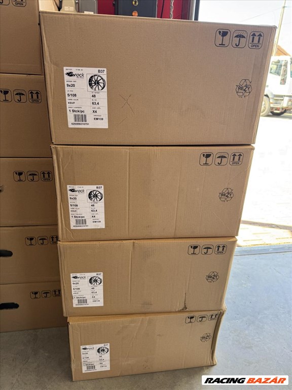 R20 5x108 (63,4) BROCK B37 9J ET48 KSVP FORD JAGUAR VOLVO ALUFELNIK  5. kép