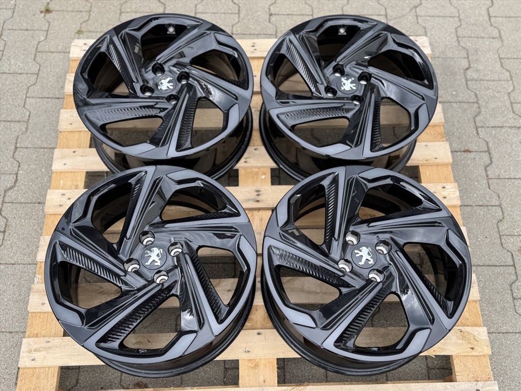 R18 4x108 Original DS Peugeot Citroen 7J ET35 gyári Demo alufelnik 18" 3. kép