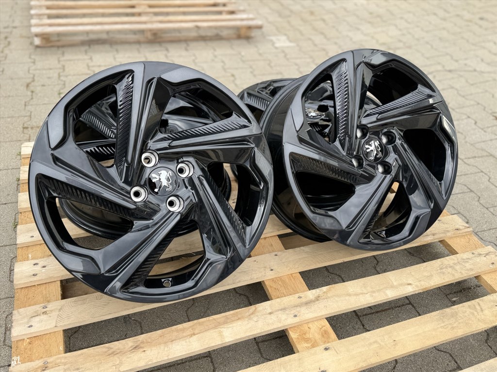 R18 4x108 Original DS Peugeot Citroen 7J ET35 gyári Demo alufelnik 18" 4. kép