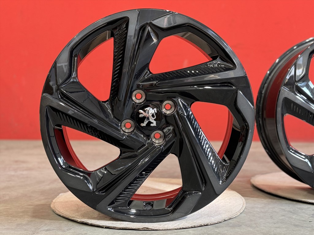 R18 4x108 Original DS Peugeot Citroen 7J ET35 gyári Demo alufelnik 18" 6. kép