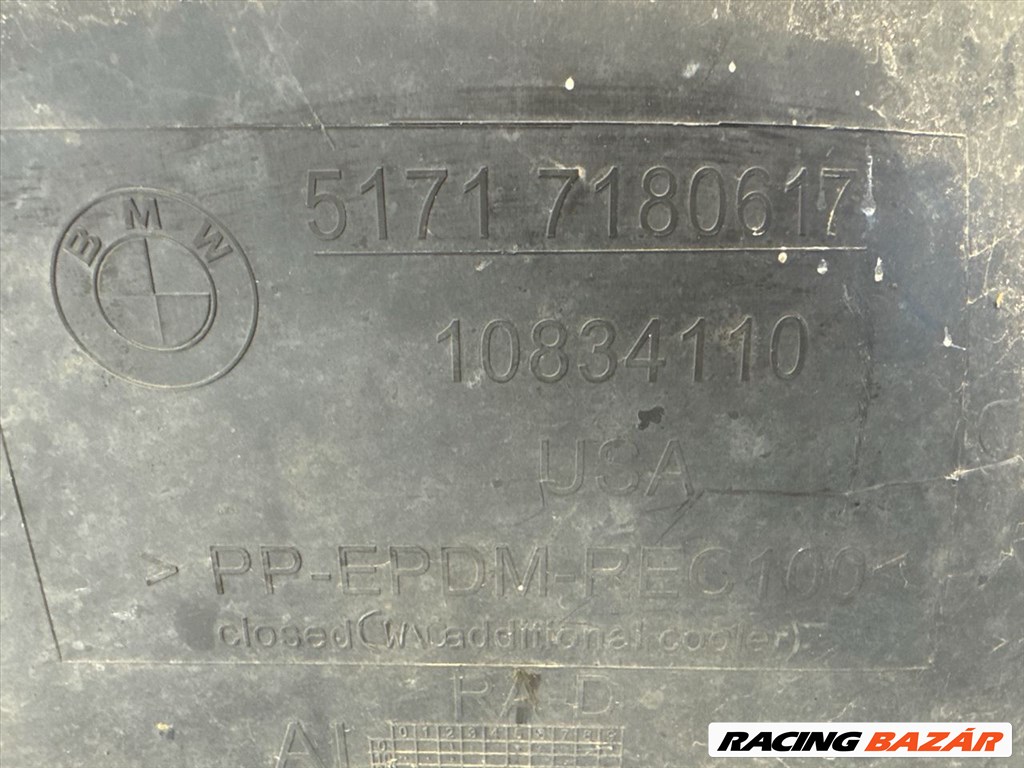 BMW X6 E71 bal első dobbetét   517171806 51717180617 7. kép