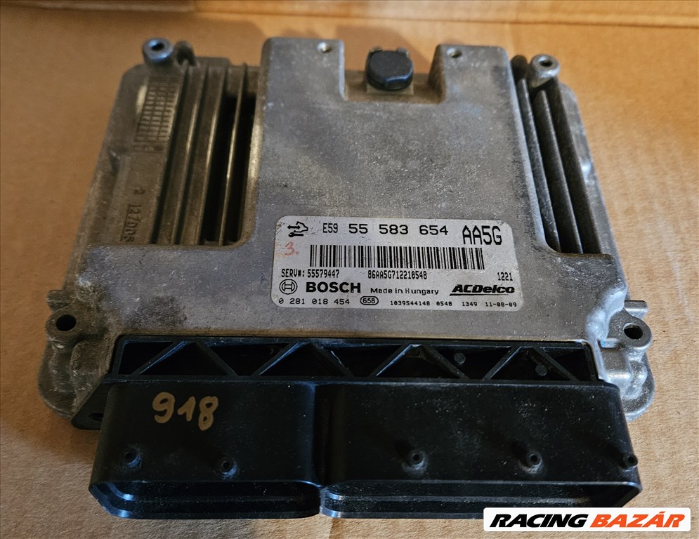 Opel Astra J 2.0 CDTI Motorvezérlő AA5G  55583654 1. kép