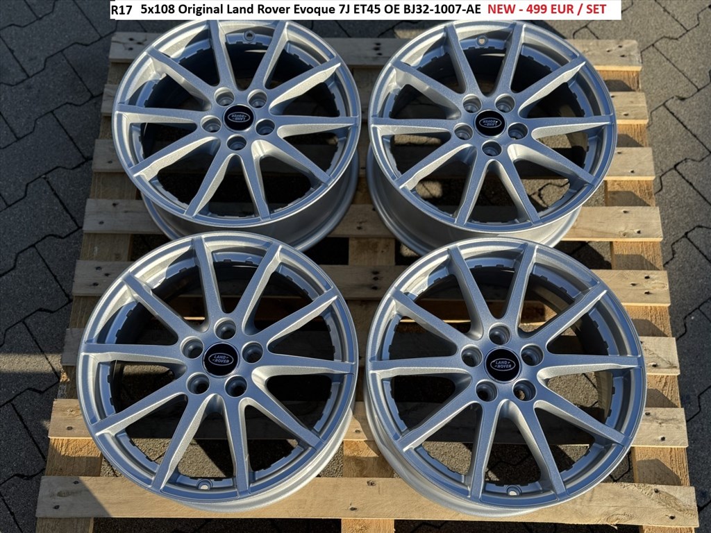R17 5x108 Original Land Rover Evoque 7J ET45 új gyári felnik alufelnik 1. kép