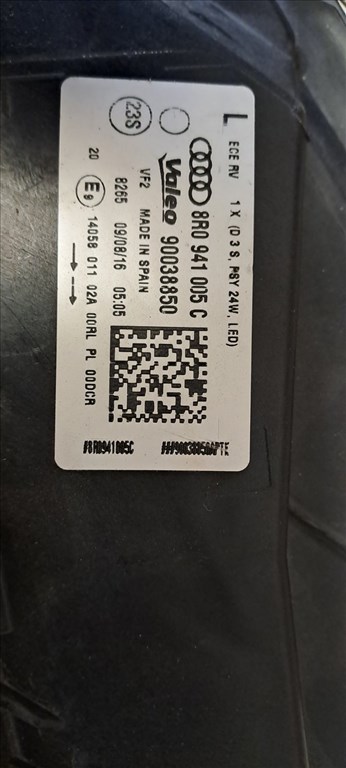 Audi Q5 (8R) AUDI Q5 8R0 bal első bi-xenon fényszóró 2013-2017  4. kép