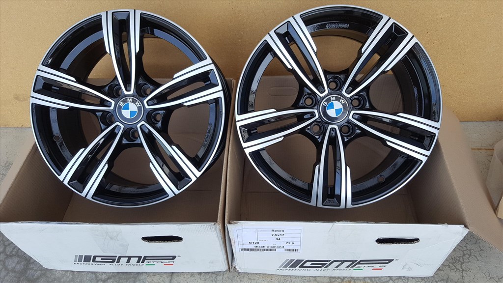 GMP REVEN 17 5x120 BMW 1 2 3 4 5 X1 X3 X4 TUV KBA 12. kép