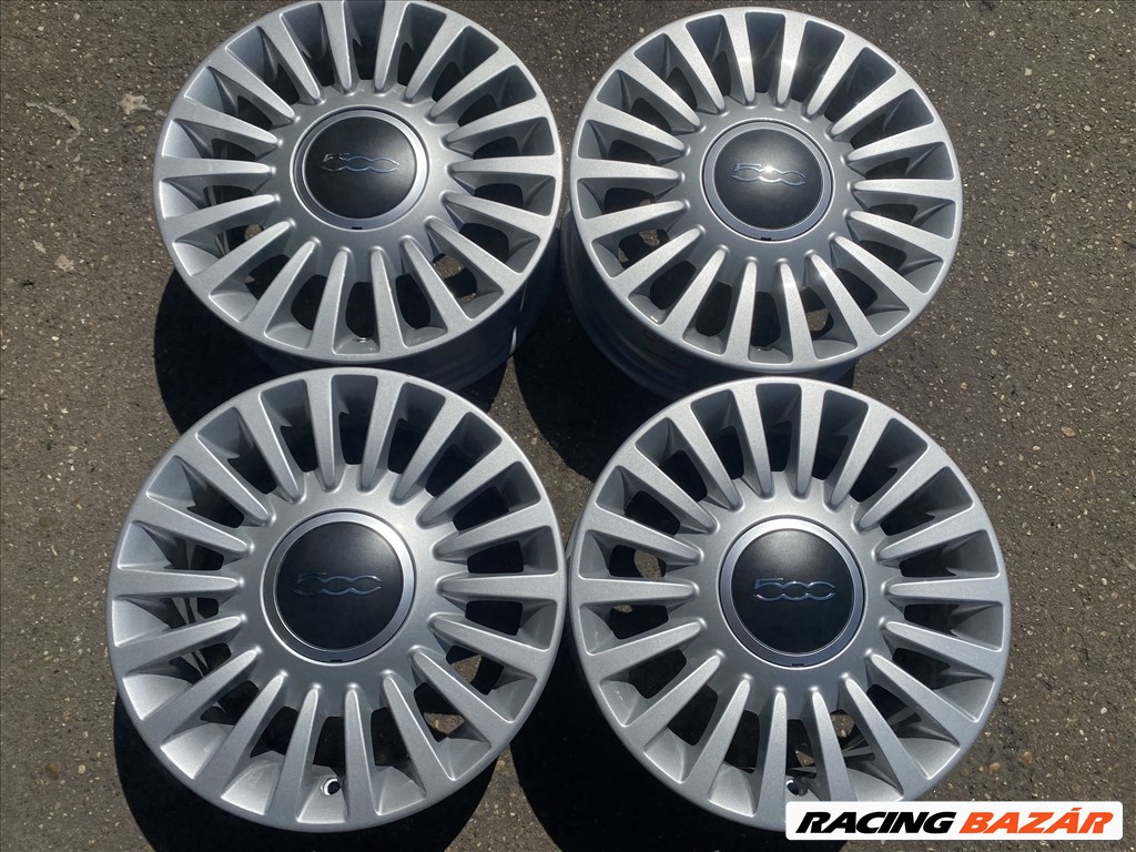 4db gyári 15" Fiat 500 alufelni. (3832) 1. kép