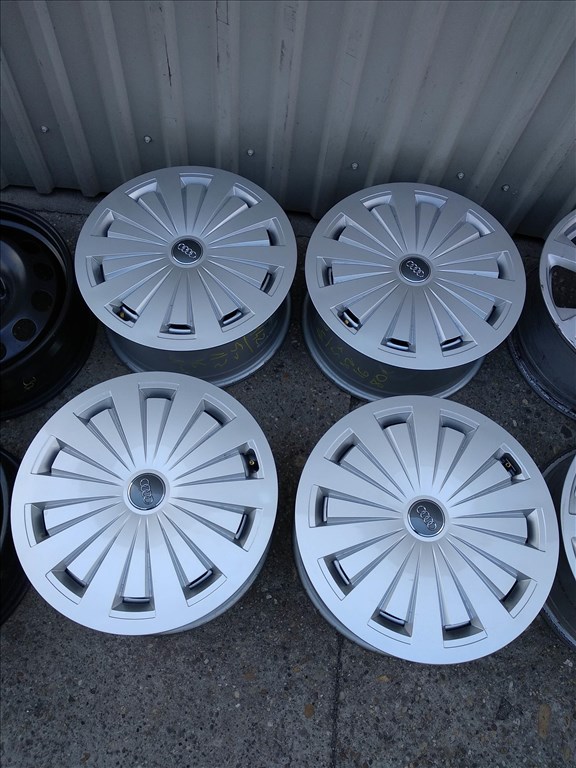 5x112 16 Gyári Audi alufelni dísztárcsával 60000ft a 4db/142/ 6. kép