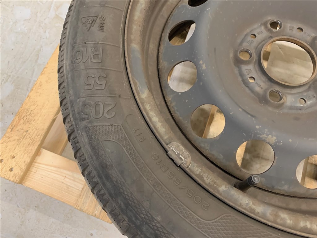  BMW felni garnitúra 16" (gyári acélfelni/lemezfelni) téli kerék E90 E91 E92 E93 E87 E81  7. kép