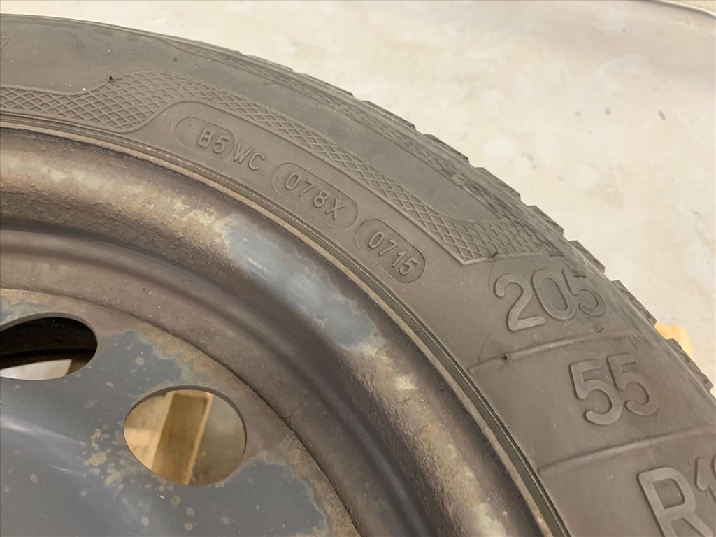  BMW felni garnitúra 16" (gyári acélfelni/lemezfelni) téli kerék E90 E91 E92 E93 E87 E81  8. kép