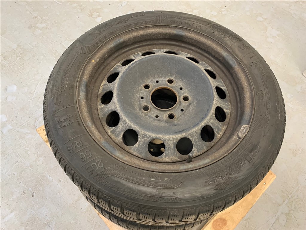  BMW felni garnitúra 16" (gyári acélfelni/lemezfelni) téli kerék E90 E91 E92 E93 E87 E81  2. kép