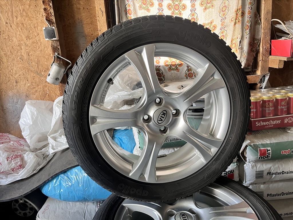 17” 4x100 alufelni szett téligumikkal! 1. kép