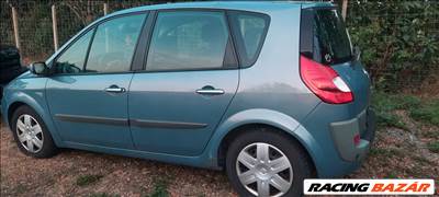 Renault Scénic II Scenic II bal első ajtó TED 47 kék