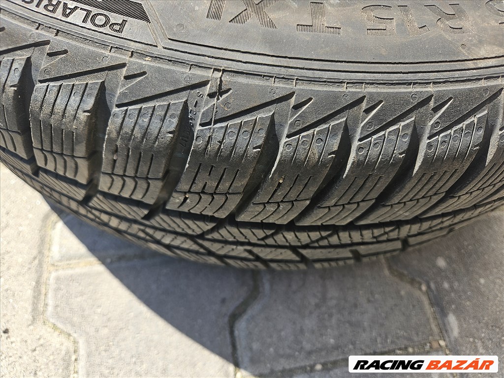  5x112 15" gyári lemezfelni, 195/65 Barum téli gumi (18992) 8. kép