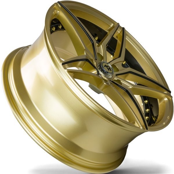 SEVENTY 9 ARANY 19 5X120 BMW 3 5 F10 F11 E90 M POWER 8,5". 3. kép