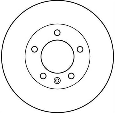 féktárcsa TRW DF4234 for VAUXHALL, NISSAN, OPEL, RENAULT