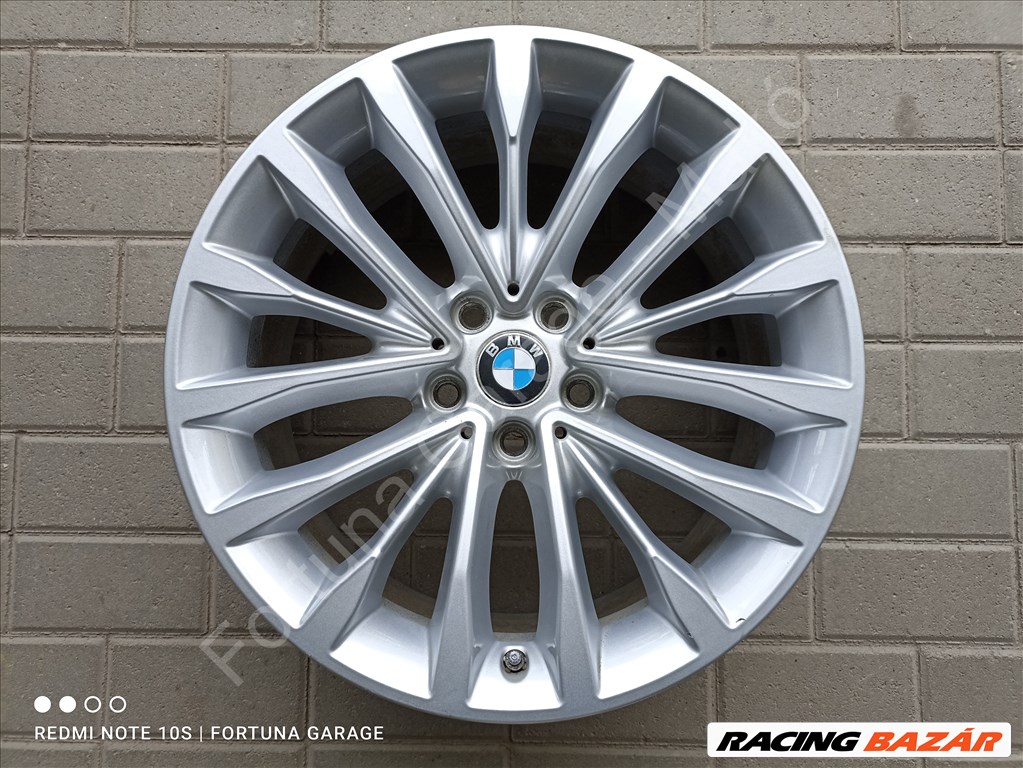  5x112 18" BMW Style 632 használt alufelni garnitúra + TPMS 4. kép