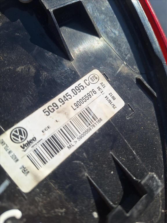 Volkswagen Polo VI 5g9 945 095 C bal hátsó lámpa  2. kép