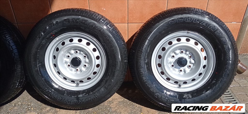 MITSUBISHI L 200 16" LEMEZFELNI 6X139,7 NÈGYÈVSZAKOS 235/80R16 ÚJ GUMIVAL OLCSÒN!!!! 2. kép