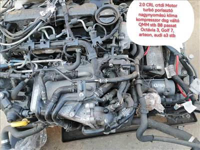 Volkswagen Arteon 2.0 CR TDI CRL motor , turbó, porlasztó 